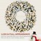 Best Choice Products Artificial Pre-Lit Flocked Fir Christmas Wreath Decoration w/ 2-in-1 LED Lights